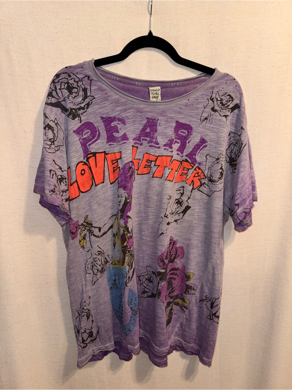 Magnolia Pearl Mermaid Love Letters Tee 3122 Lavender NWT
